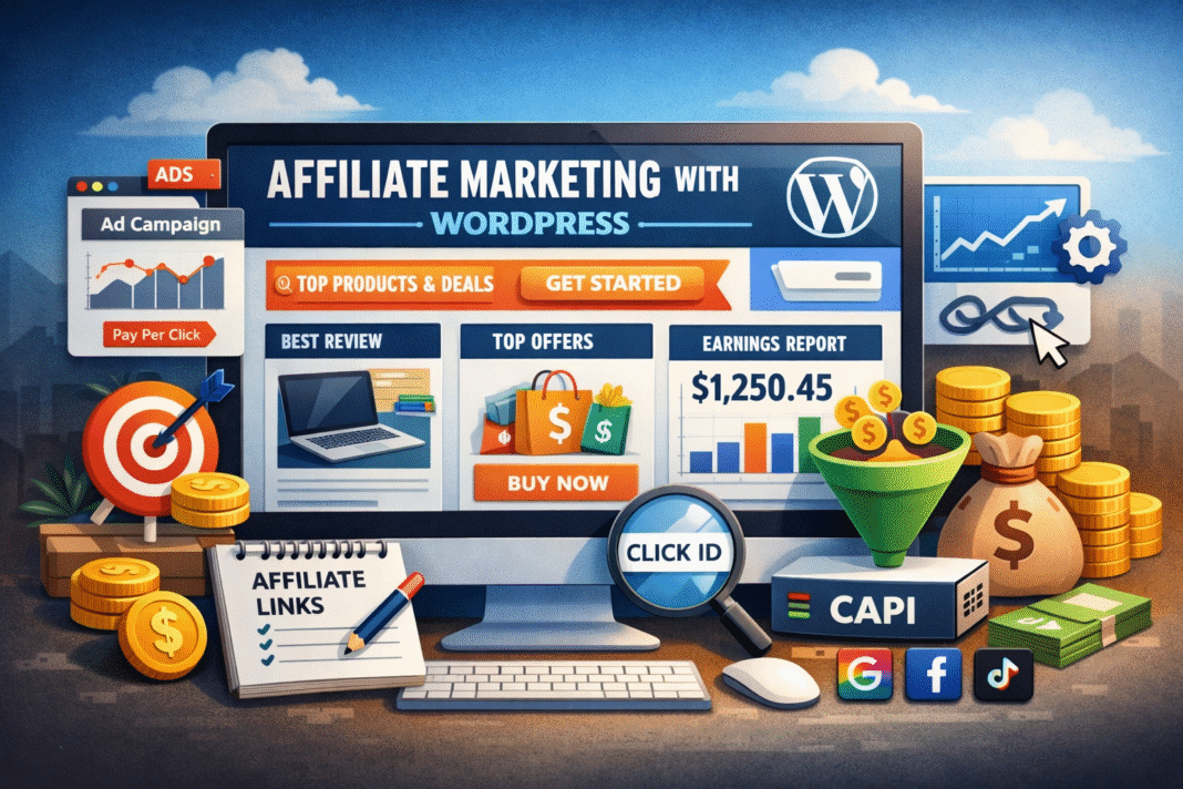 Why Every Affiliate Marketer Needs a WordPress Website—and How Tools Like WeCanTrack Make It Powerful
