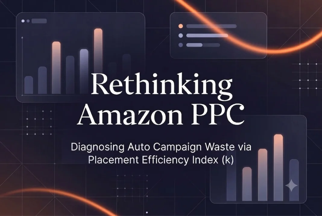 Rethinking Amazon PPC: Diagnosing Auto Campaign Waste via Placement Efficiency Index (k)